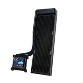 Lian Li Hydroshift LCD 360 360mm CPU Liquid Cooler - Without Fans - Black